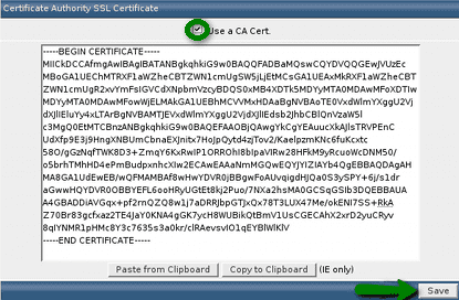 Certificate Authority SSL Certificate