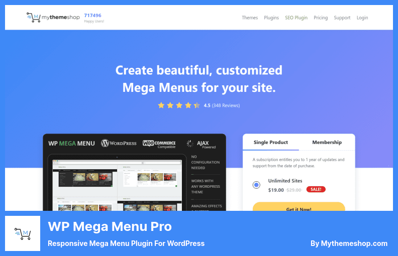 WP Mega Menu Pro Plugin