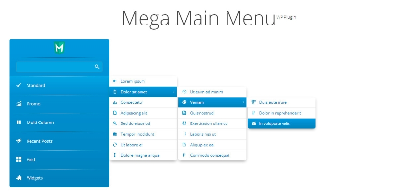 Mega Main Menu