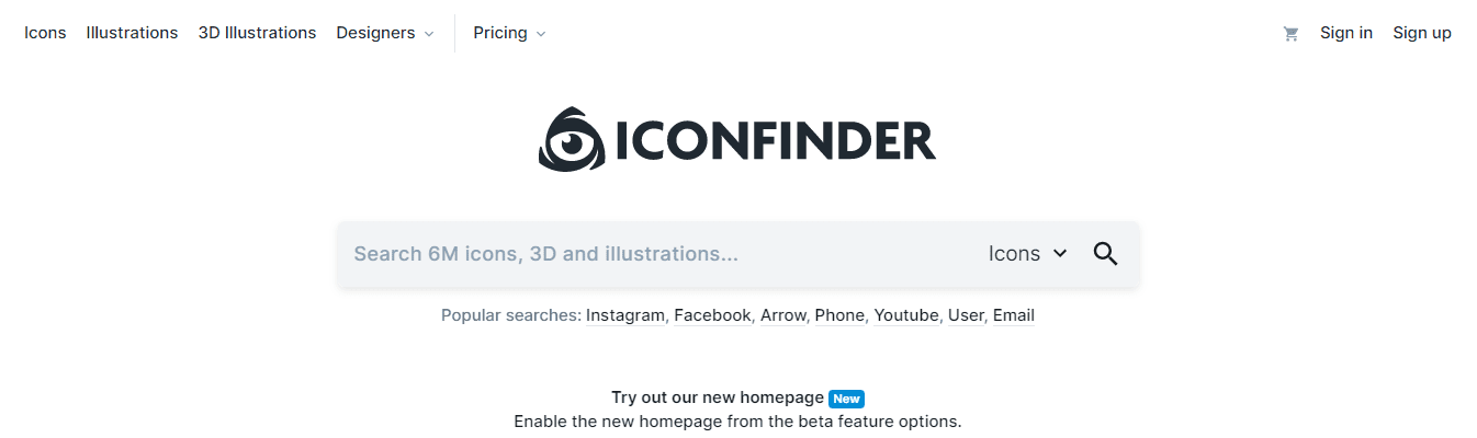 سایت IconFinder