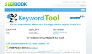 seobook keyword tool