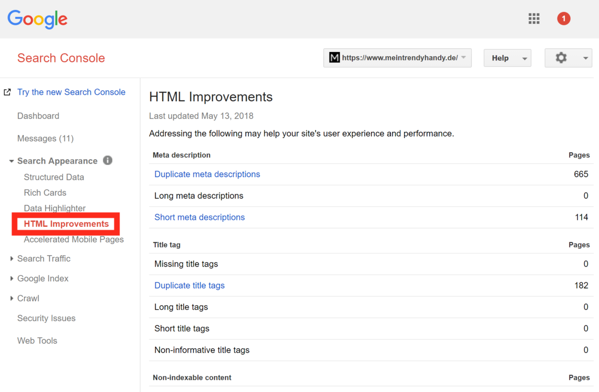 HTML Improvements