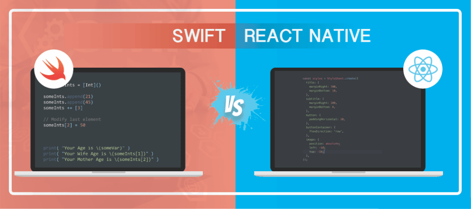 مقایسه Swift و React Native