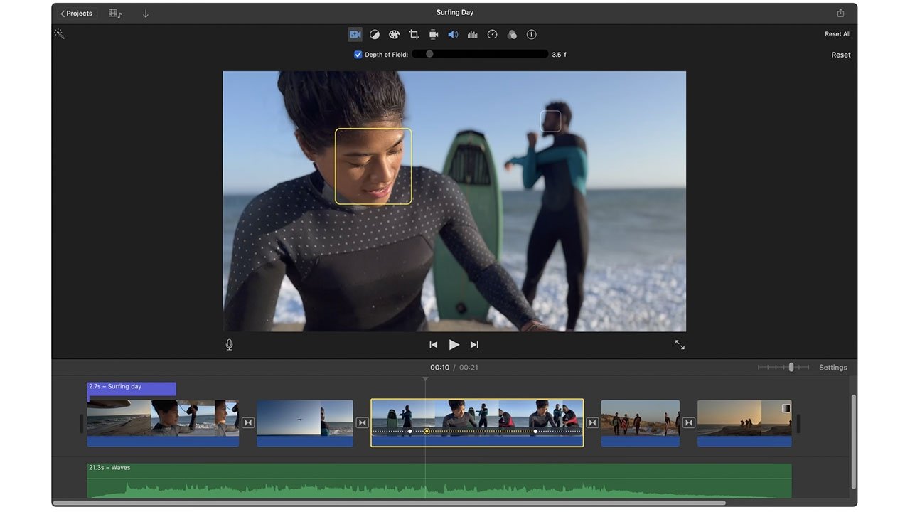 iMovie یکی از بهترین نرم افزارهای ادیت فیلم