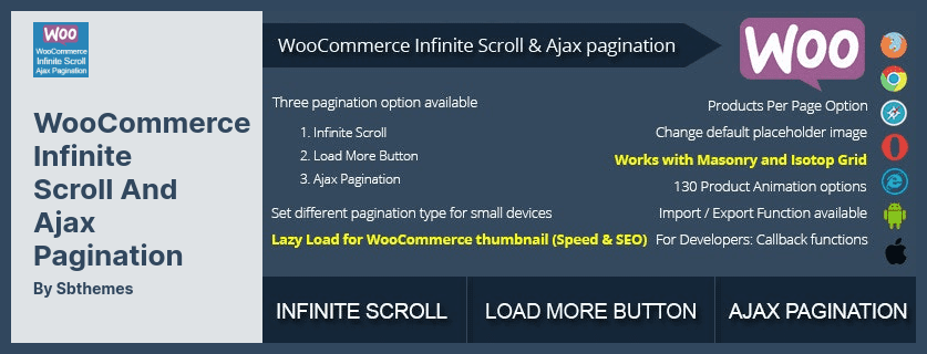 افزونه WooCommerce Infinite Scroll and Ajax Pagination