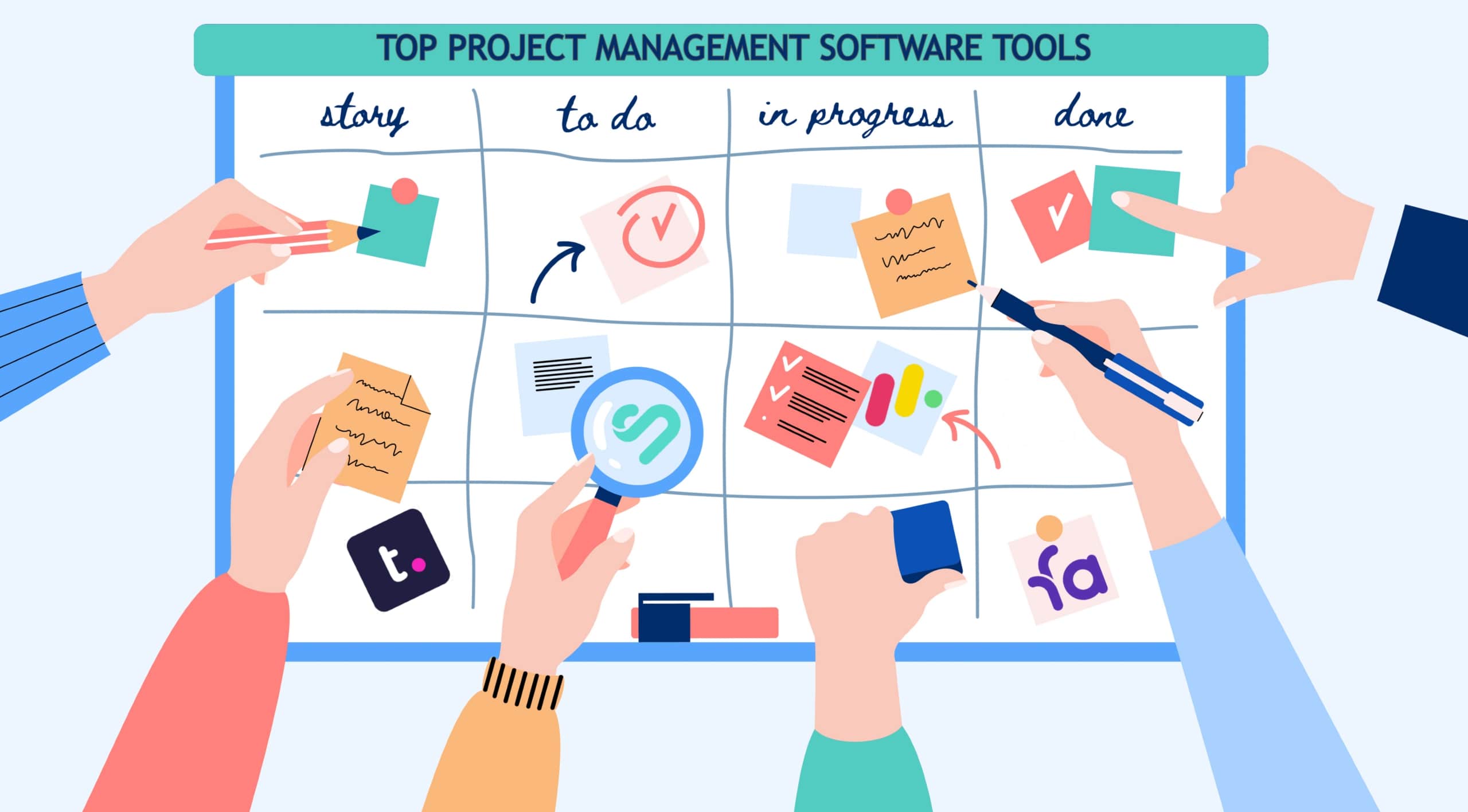 بهترین ابزارهای مدیریت پروژه