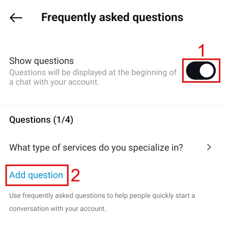 فعالسازی Show questions
